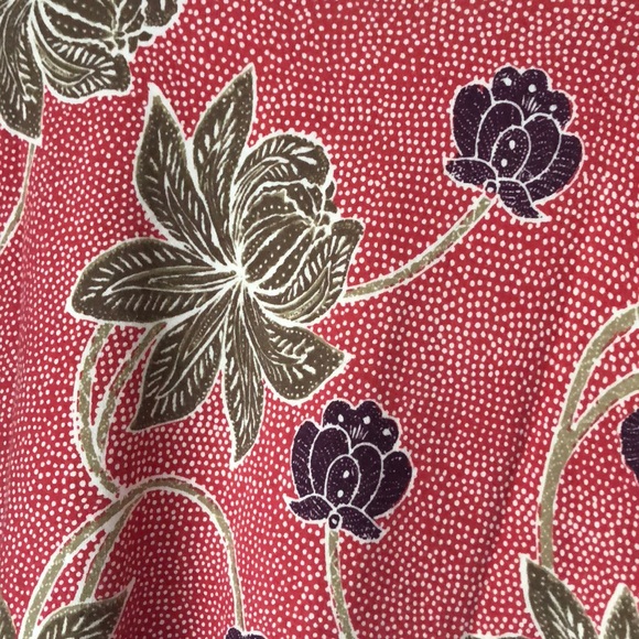 J. McLaughlin Red Marcy Printed Henley - Picture 4 of 7